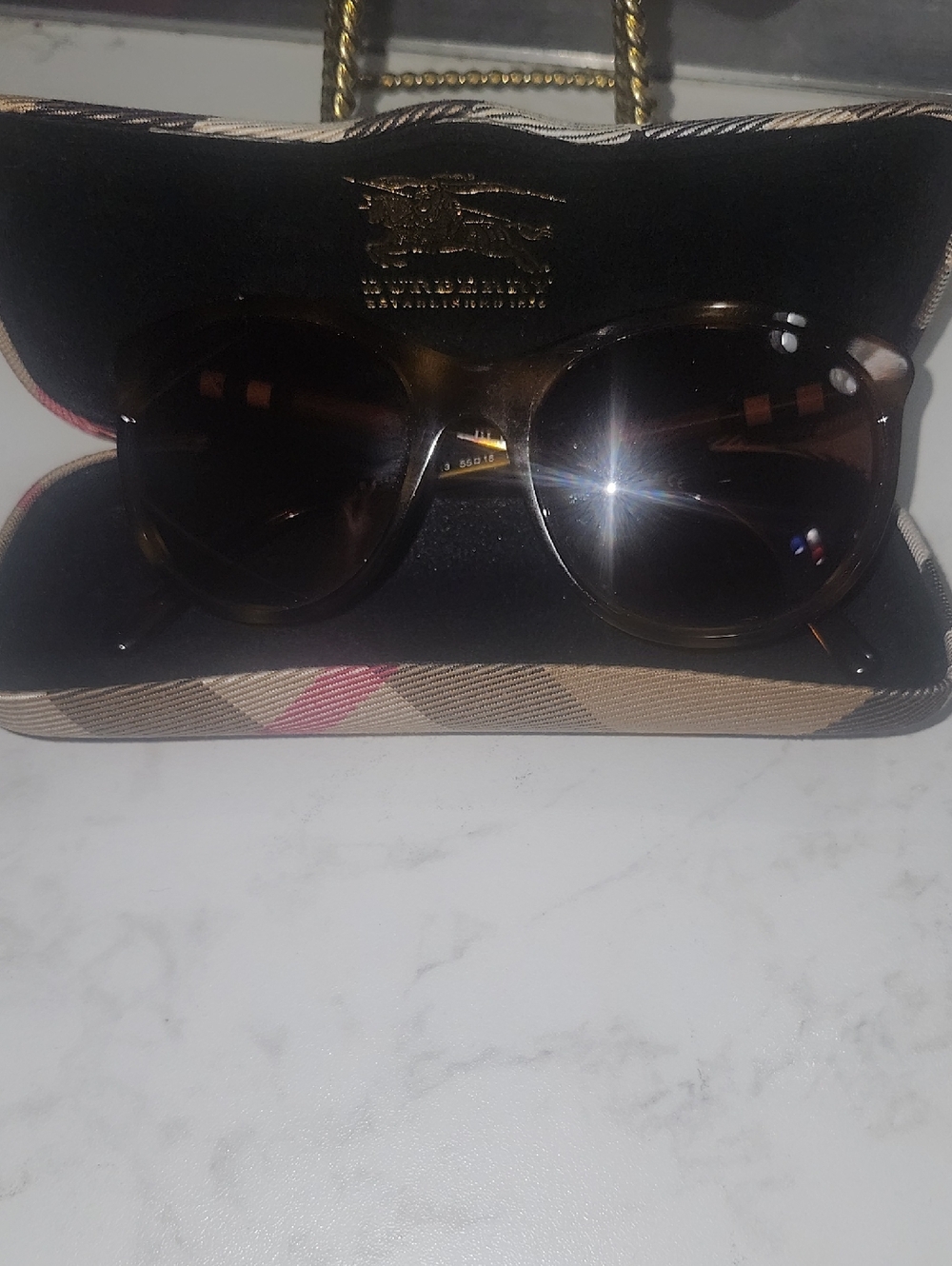 Burberry B4145-A 3316/13 Sunglasses 55/18/140 Nova Check - Picture 12 of 15